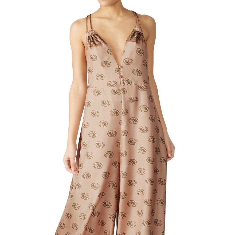 Nanushka silk jumpsuit